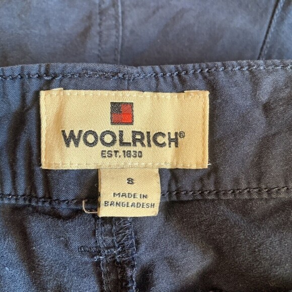 Woolrich Womens Size 8 Blue Cropped Capri Nylon Blend Pants - Picture 4 of 5